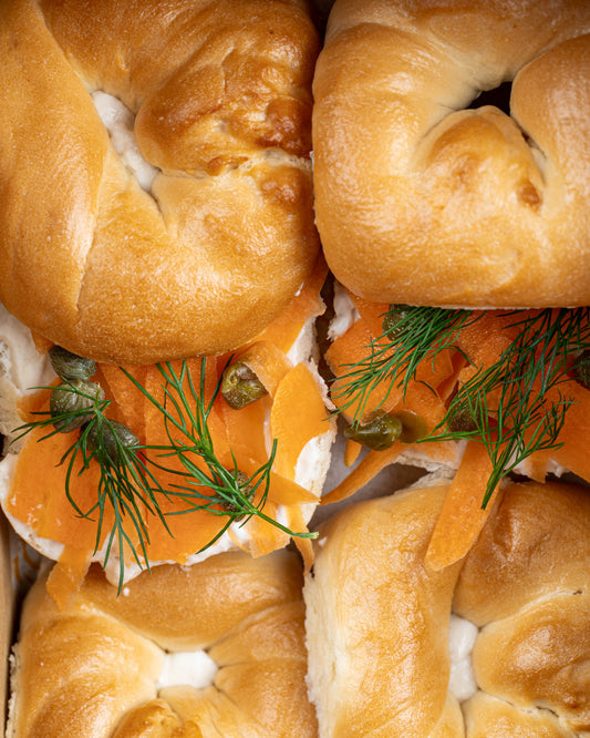 Savoury Mini Bagels Platter