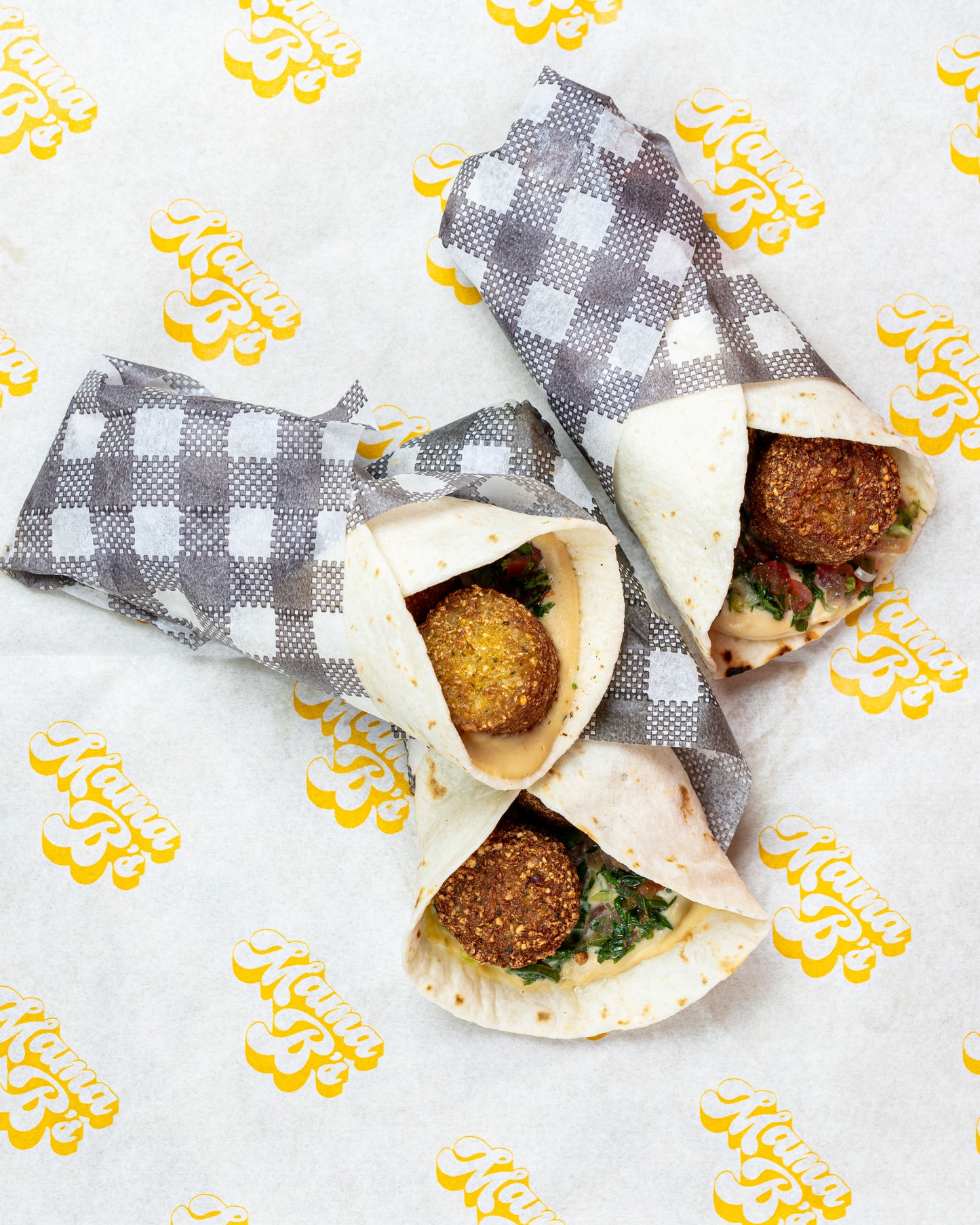 Mini Falafel Wrap Platter