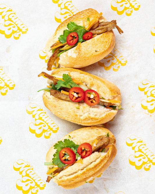 Mini Tofu & Avocado Banh Mi Platter