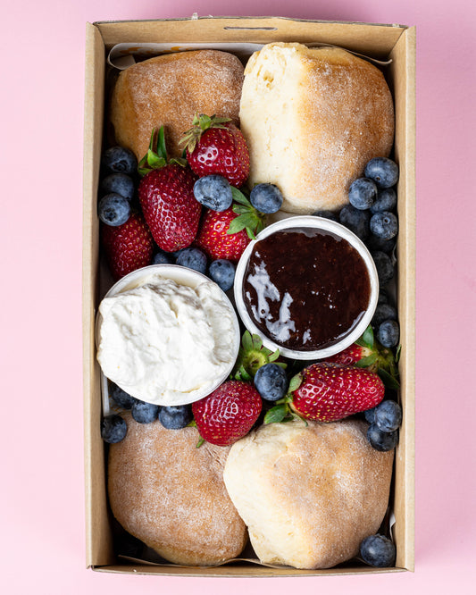 Scones with Jam & Cream