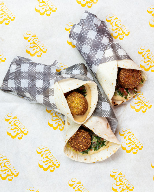 Mini Falafel Wrap Platter