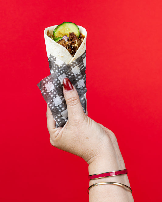 Mini 'Lamb' Souvlaki Wrap Platter